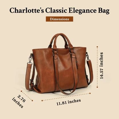 Charlotte™ | Timeless Vintage Tote Bag (Buy 1 Get 1 Free)