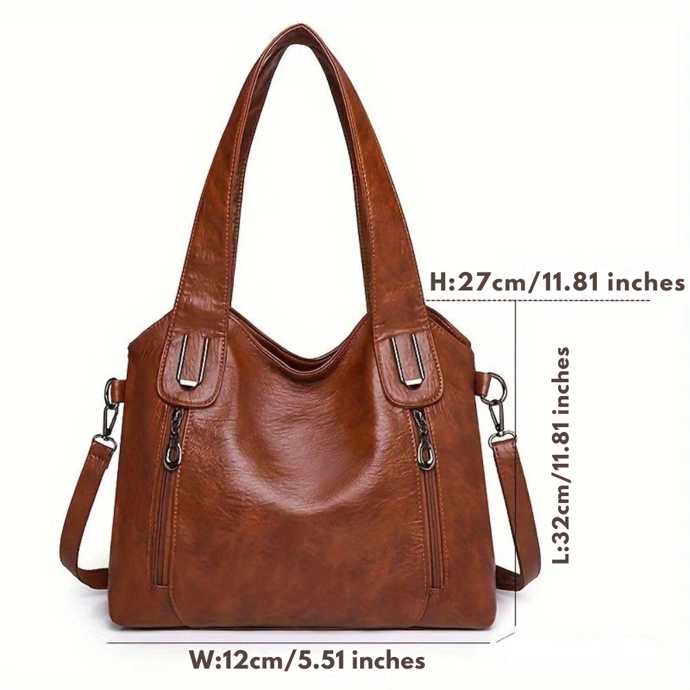 Emma™ | Retro Chic Tote Shoulder Bag