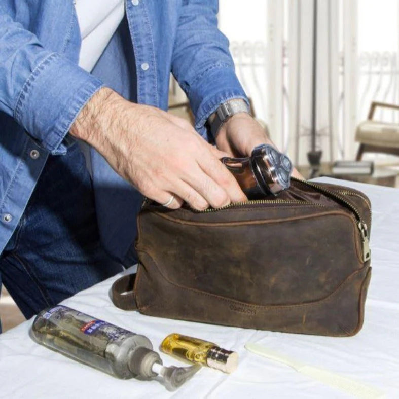 Nomad™ | Durable Leather Toiletry Bag (Buy 1 Get 1 Free)