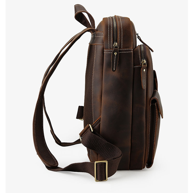 Legacy™ | Vintage Large Leather Backpack