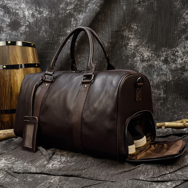 Nomad™ | Soft Real Leather Travel Bag