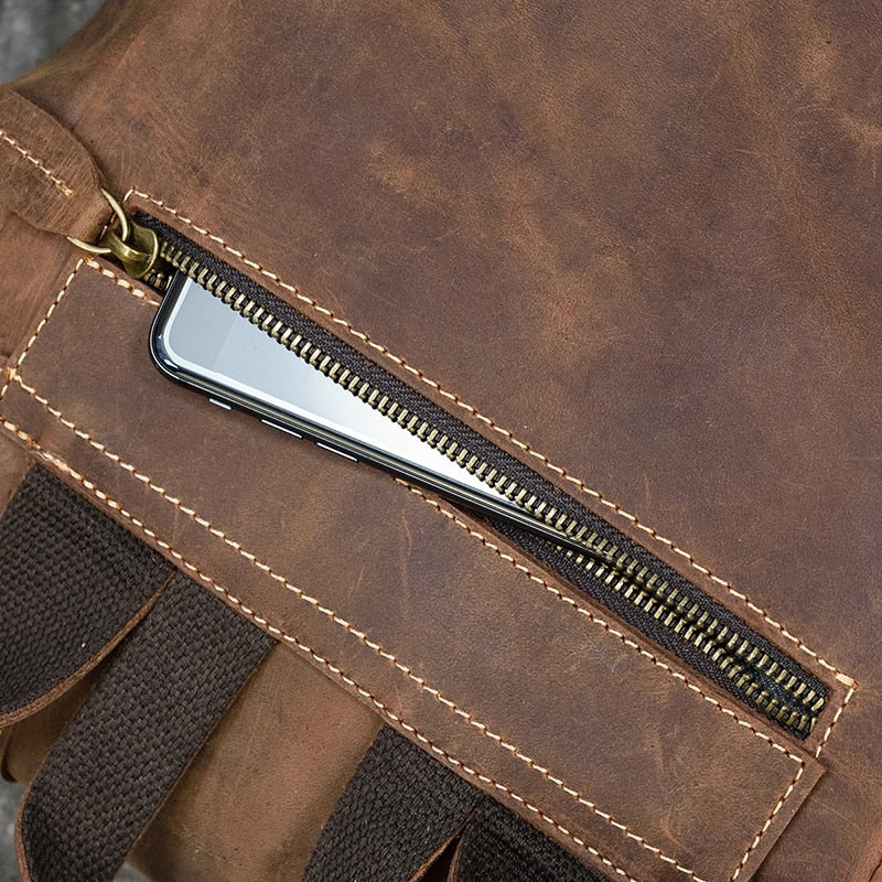 Backpack™ | Spacious Leather Travel Bag