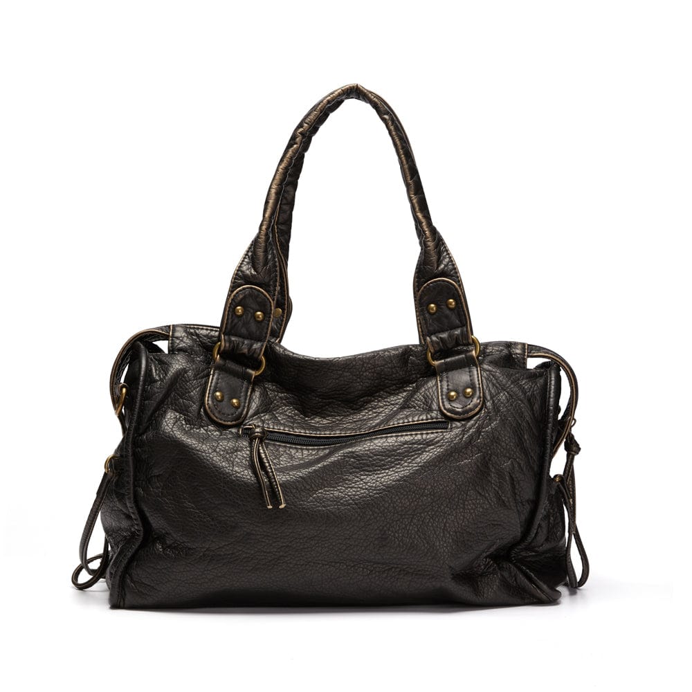 Elysian™ | Vintage Leather Black Handbag (Buy 1 Get 1 Free)
