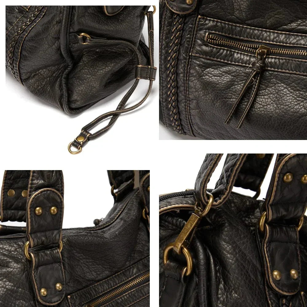 Valora™ | Elegant Vintage Leather Handbag