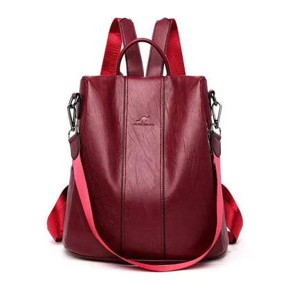 Durable™ | Secure PU Leather Backpack (Buy 1 Get 1 Free)
