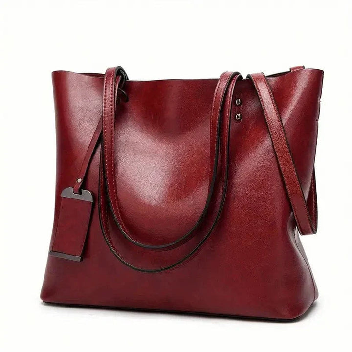 Lorena™ | Elegant Versatile Leather Handbag
