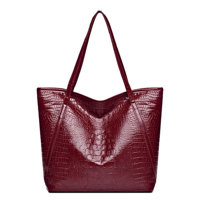 Aubrey™ | Bold Reptile-Patterned Leather Handbag (Buy 1 Get 1 Free)