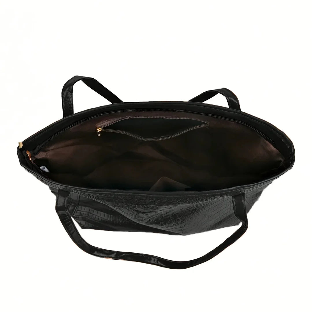 Aubrey™ | Bold Reptile-Patterned Leather Handbag (Buy 1 Get 1 Free)