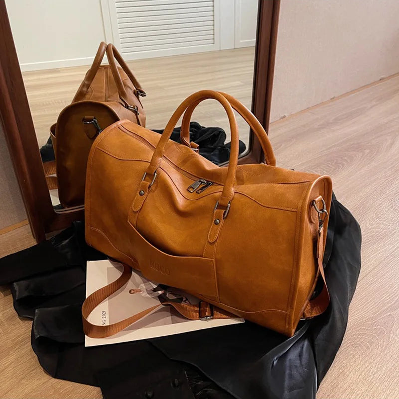 Tan™ | Classic Leather Weekend Bag
