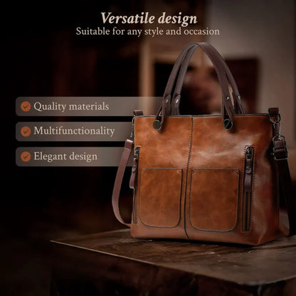 Elegant™ | Vintage Leather Shoulder Bag (Buy 1 Get 1 Free)