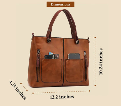 Elegant™ | Vintage Leather Shoulder Bag (Buy 1 Get 1 Free)