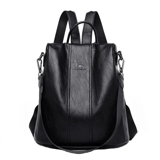 Durable™ | Secure PU Leather Backpack