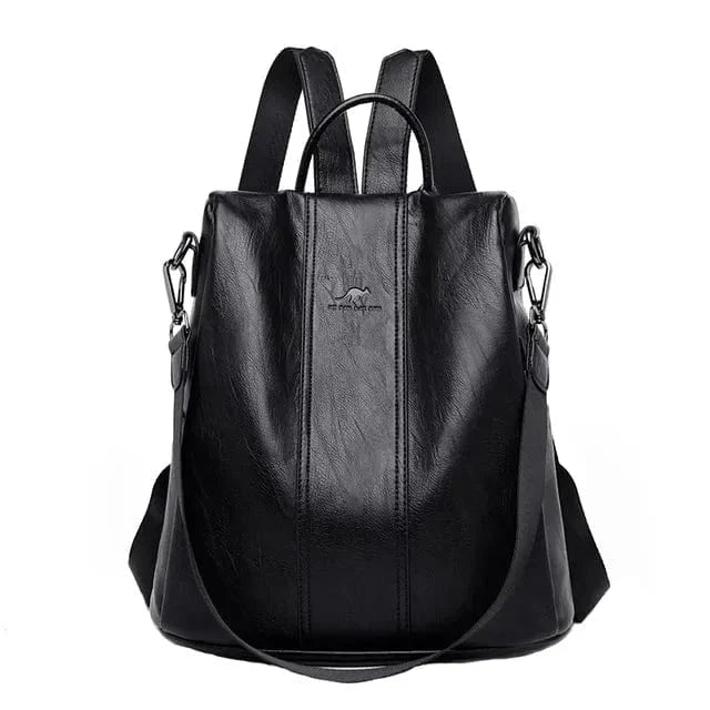Durable™ | Secure PU Leather Backpack (Buy 1 Get 1 Free)